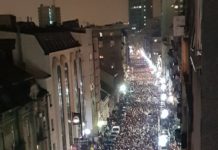 Nikola Kojo poručio na sedmom protestu: Vučiću, kralju svega što ti pada na pamet, abdiciraj!