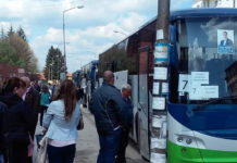 Iz Čačka put Beograda krenulo preko 35 autobusa, Parezanović objavio tačan broj ljudi koji su pošli na miting