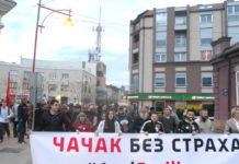 U Čačku u petak neće biti protesta, organizovan prevoz na veliki miting u Beogradu u subotu