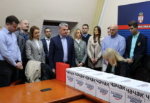 SNS u Čačku dobio 66%, samo radikali bez odbornika u Skupštini grada