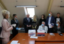 Nova Srbija predala listu za lokalne izbore (FOTO)