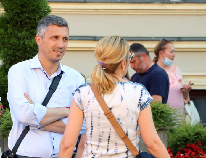Protestno okupljanje u Cacku 7 - Bosko Obradovic