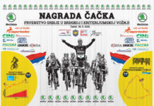 U subotu Prvenstvo Srbije u biciklizmu za “Nagradu Čačka“