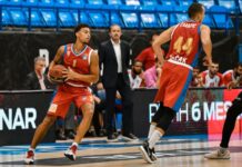 Kraj treće četvrtine: Partizan – Borac 57:68