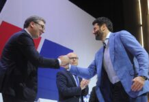 Šapić prvi put u Čačku kao potpredsednik SNS