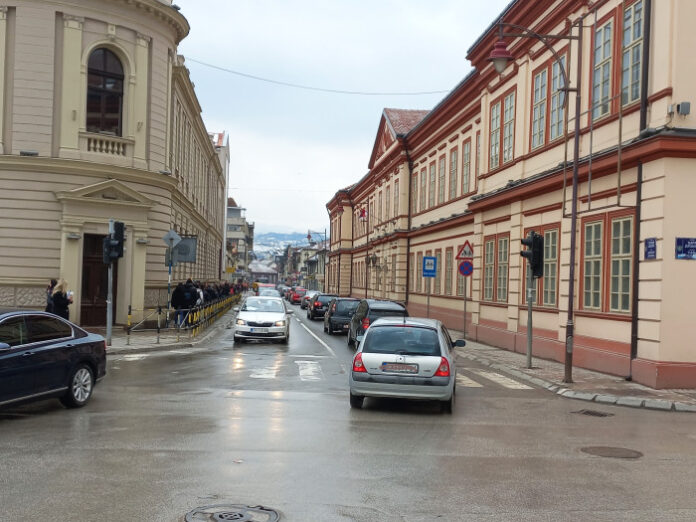 Panorama Cacka - Hladno guzva saobracaj 2