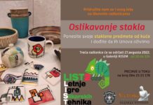 Radionica oslikavanja predmeta od stakla u galeriji “Risim“