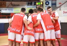 Kadeti Borca doživeli prvi poraz u sezoni