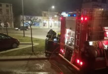 Zapaljen podzemni kontejner u Ulici Bate Jankovića