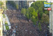 Desetine hiljada ljudi na protestu u Beogradu, Srbija ustala protiv nasilja