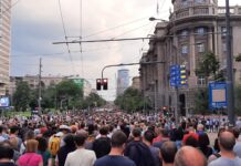 Sedmi “Protest protiv nasilja“ u Beogradu, blokirana Mostarska petlja