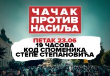 Prvi “Protest protiv nasilja“ u Čačku, poznati govornici i ruta protestne šetnje