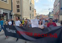Organizatori protesta u Čačku: Policija odmah da pronađe napadače na Dimitrijevića