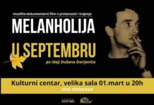 Premijera filma “Melanholija u septembru“ posvećenog Rašku Jovičiću