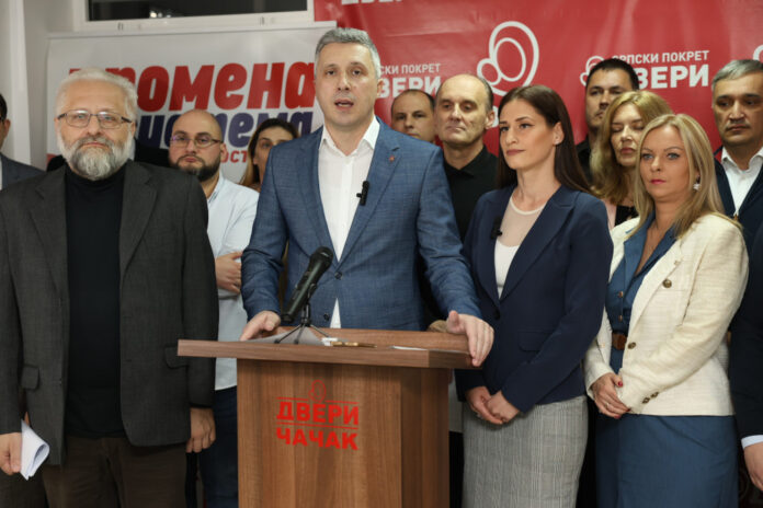Dveri - Pocetak kampanje Bosko Obradovic