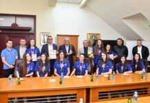 U Gradskoj upravi upriličen prijem za zlatne odbojkašice OŠ “Sveti Sava“
