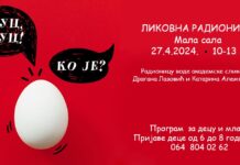 Likovna radionica “Kuc, kuc! Ko je?“