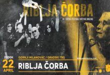 “Riblja čorba“ večeras u Gornjem Milanovcu u okviru Srpskog festivala svetske muzike