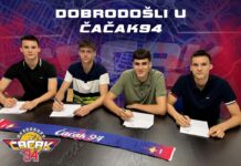 Četvorica mladih košarkaša Mladosti novi igrači Čačka 94