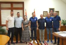 Gradonačelnik Čačka upriličio prijem za Aleksu Avramovića i Marka Marinovića