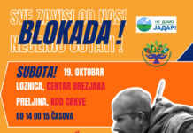 U subotu jednosatna blokada saobraćaja u Preljini