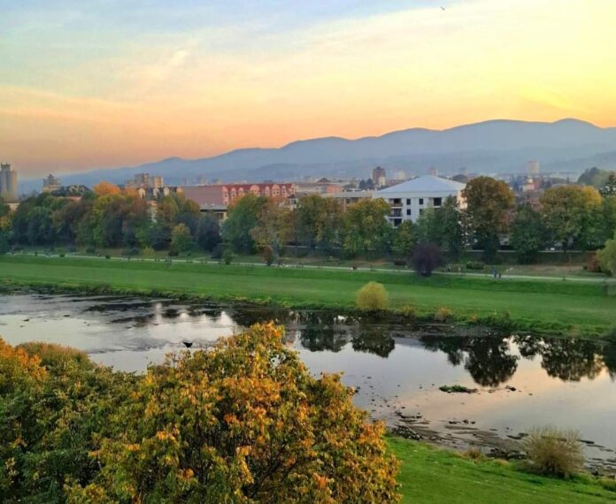 Panorama Cacka - Jesen Morava Bedem