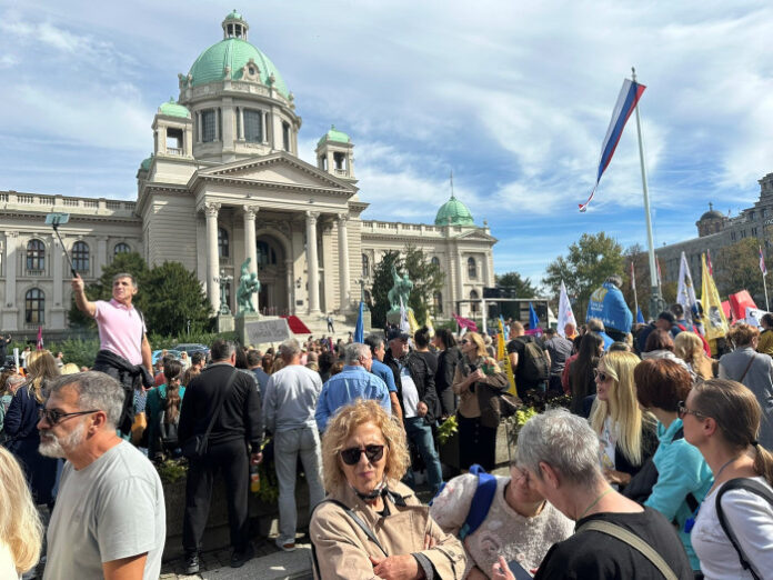 Protest prosvetara - Oktobar 24 2