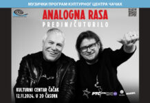 Besplatan unplugged koncert u Kulturnom centru Zorana Predina, Nikole Čuturila i grupe “Analogna rasa“