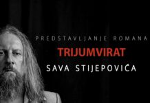 Promocija novog romana Sava Stijepovića “Trijumvirat“