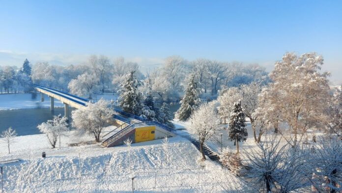Panorama Cacka - Sneg zima kej idila Zorica Ivanovic