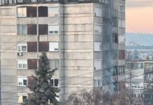 Požar u višespratnici u Nemanjinoj ulici
