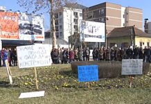 U toku blokada kružnog toka kod “Moravice“