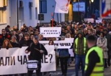 Čačanski studenti u četvrtak kreću na dvodnevni marš u Kragujevac
