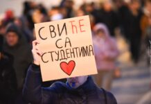 Večeras blokada kružnog toka kod kafane “Car Lazar“