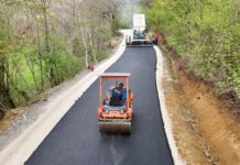 Sanirano klizište na putu od Mrčajevaca ka Donjoj Gorevnici i Ostri