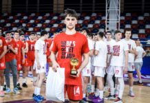 Jakov Tatić MVP ligaškog dela Juniorskog prvenstva Srbije, Đorđe Bugarčić u najboljoj petorci