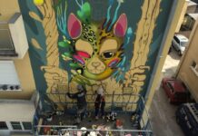 Novi mural u Čačku: Dani urbane kulture duh Perua doneli u Nemanjinu ulicu