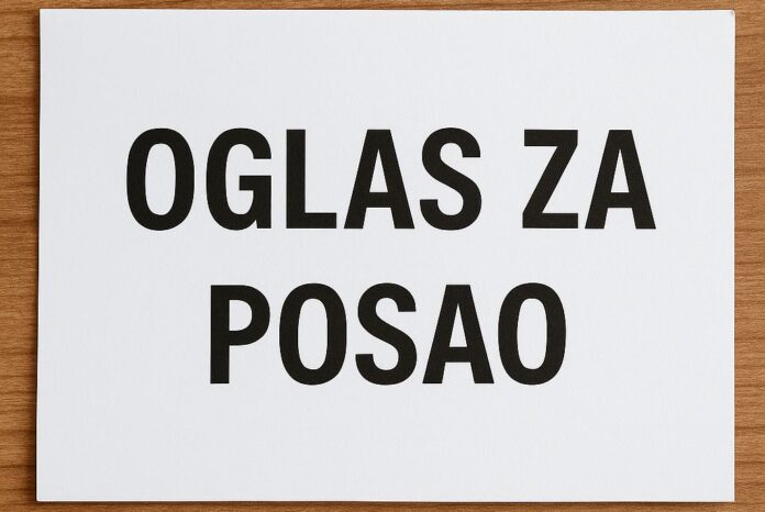 Oglas za posao CHAT 1