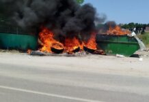 JKP “Komunalac“ oglasilo se povodom požara na reciklažnom platou u Slatini (FOTO)