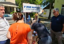 Gajić ispred sudova u Čačku: Narodna stranka prikupila više od 19.000 potpisa za smenu Zagorke