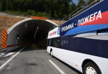 Oglasilo se Ministarstvo građevinarstva: Tunelski sistem na deonici Pakovraće – Požega potpuno bezbedan