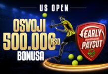 Nije vreme za spavanje: Ostani budan uz Meridian i US Open i zaradi i do 500.000 dinara!