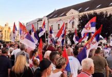 Koškanja i međusobne provokacije na protestnom skupu pristalica i protivnika SNS-a u Čačku