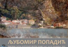 Otvaranje izložbe slika crnogorskog umetnika Ljubomira Popadića