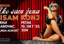 Komedija “Ako sam žena nisam konj“ na sceni Kulturnog centra u Gornjem Milanovcu