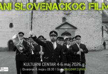 Dani slovenačkog filma od 4. do 6. maja u Kulturnom centru