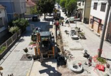 Ugradnja kolektora kišne kanalizacije u Ulici cara Lazara