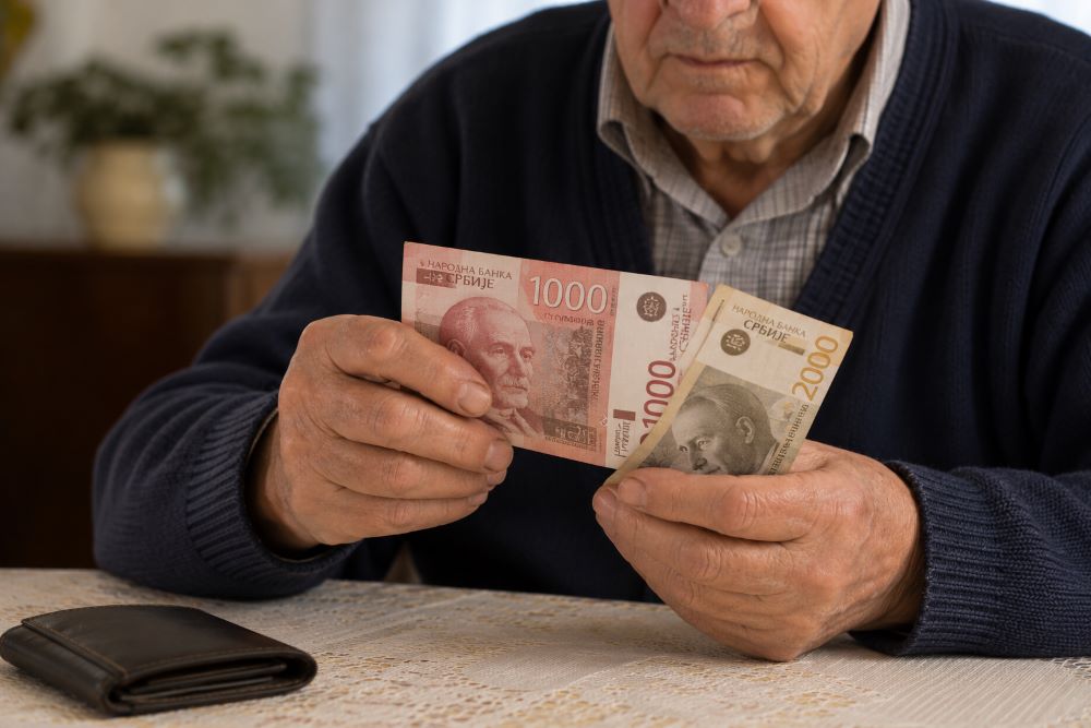 Počinje isplata avgustovskih penzija, 14. septembra sledi jednokratna pomoć