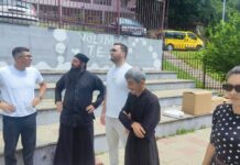 Proslavljeni vaterpolisti Filip Filipović i Stefan Mitrović u Hilandarskom selu