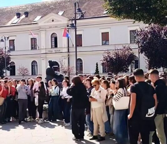 Protest profesora i maturanata Gimnazije zbog imenovanja nove direktorke